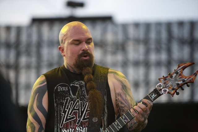 Kerry King Rocking the Big Four Festival