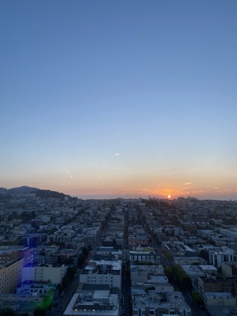 Sunset over the City by the Bay