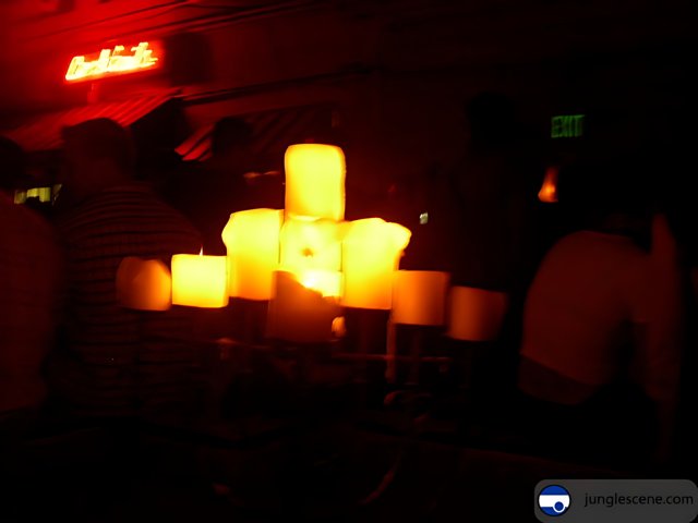 Candlelit Nightclub Gathering