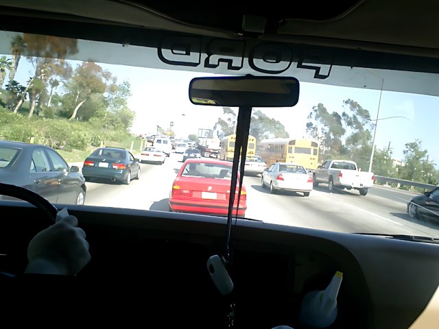 Highway Traffic on the Way to Coachella