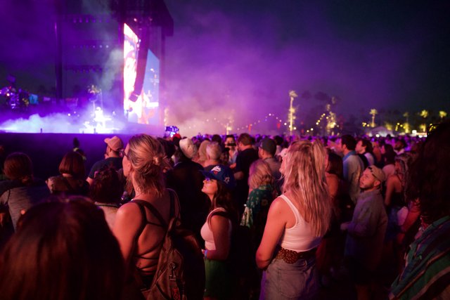 Vibrant Nights: Magic Under the Coachella Stars