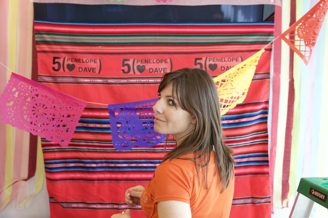 Penelope Smiles at Fiesta Anniversary Celebration Party