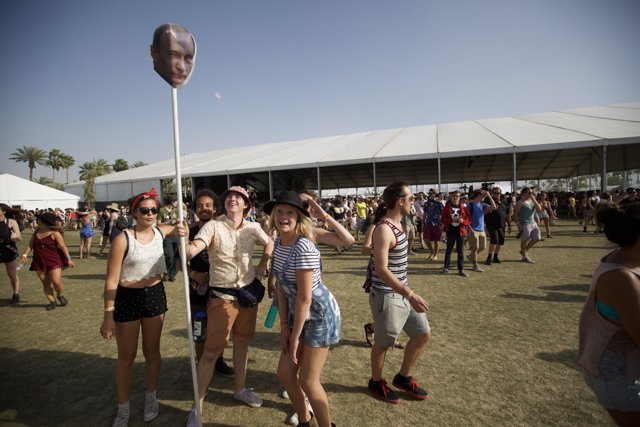Giant Head Spectacle at Coachella