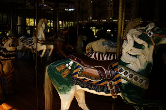 A Ride on the Wild Side: Carousel Horse at Golden Gate Park