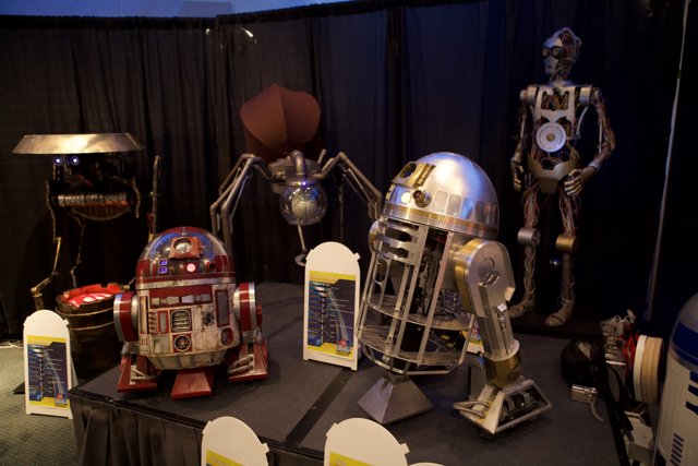 Astounding display of Star Wars robots