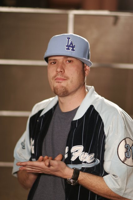 The Ballplayer in Blue and White