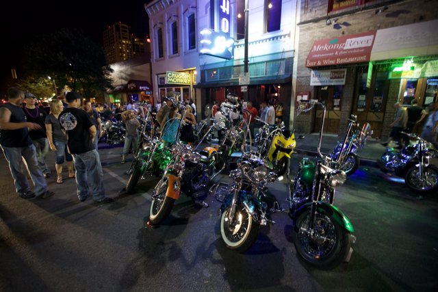 A Night of Motorcycles