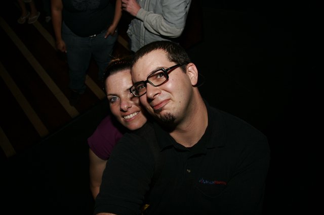 Dave and Penelope Share a Close Moment at Party