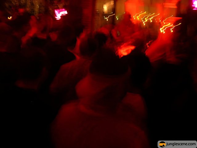 Blurred Night Club Party