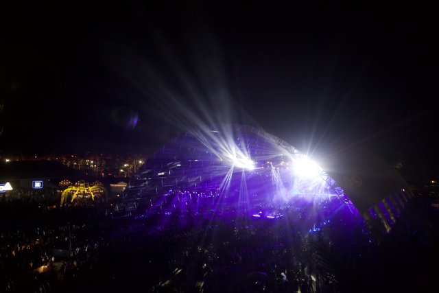 Lights and Pyrotechnics Ignite the Night Sky at Coachella 2015