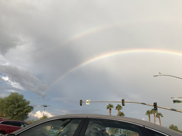 Desert Double Rainbow Delight