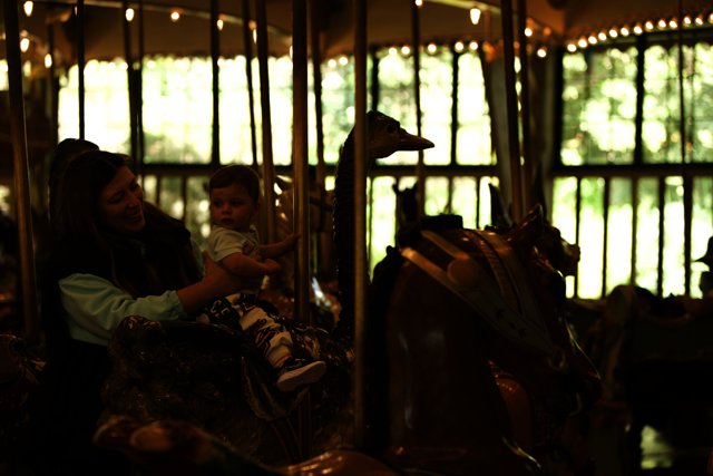 A Memory of Laughter on the Carousel