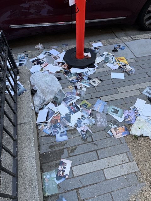 Forgotten Memories on the Sidewalk