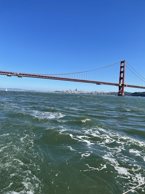 Golden Gate Bridge: A Majestic Wonder from the Water