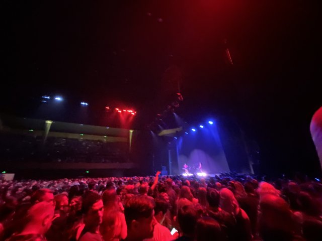 Red-Lighted Rock Concert