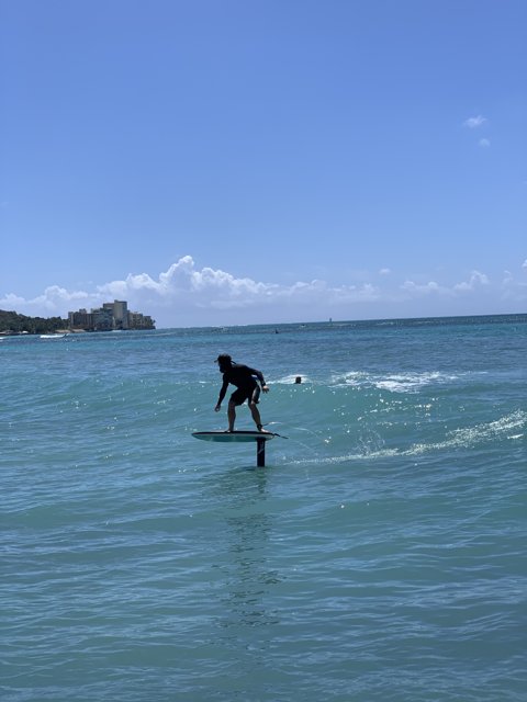 Riding the Waves in Waikiki