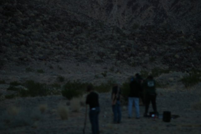 Night Hike in the Desert