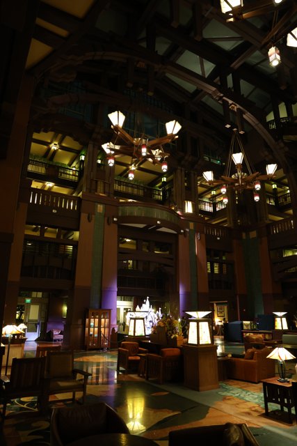 Illuminating Disneyland Resort's Grand Lobby