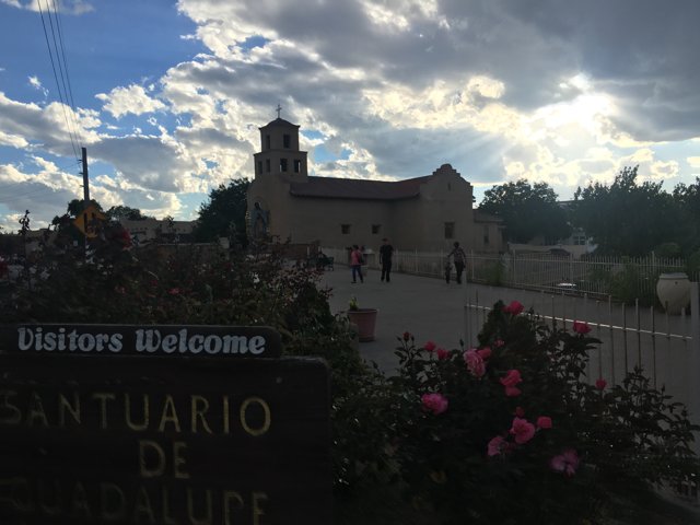 Welcoming Visitors to Santa Fe's Sky Fortress Chapel