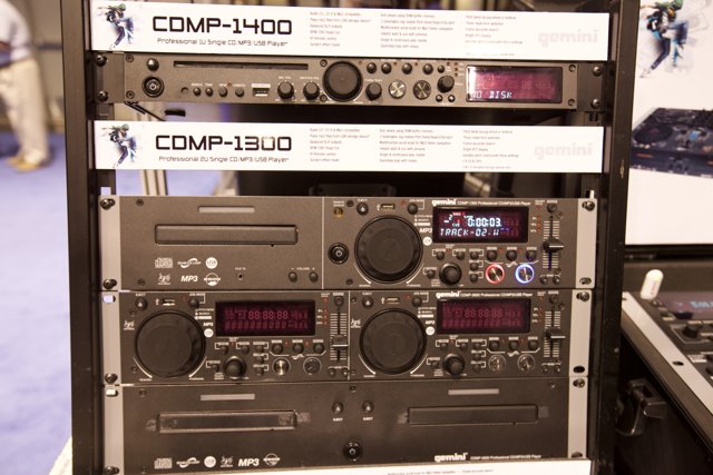 Checking out the Compact-400 at AES Convention