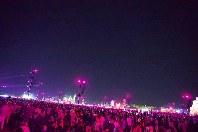 Electric Vibes Under the Night Sky: Coachella 2024