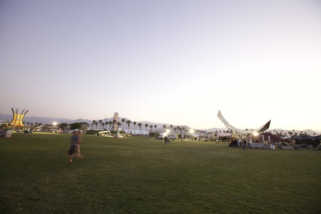 Grassy Coachella Field