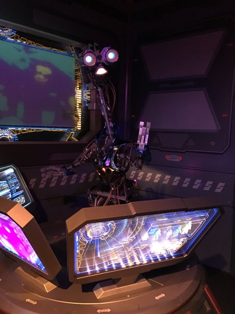 Robotic Gamer at Disneyland