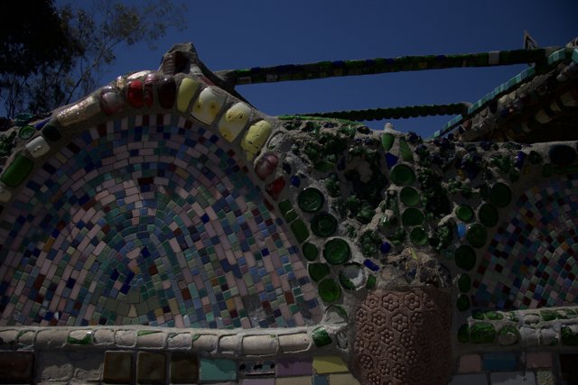 Mosaic wonder in the amusement park