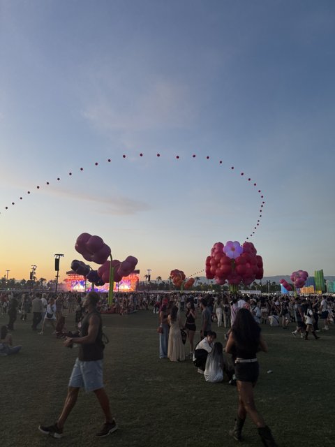 Sunset Festivities at Empire Polo Club