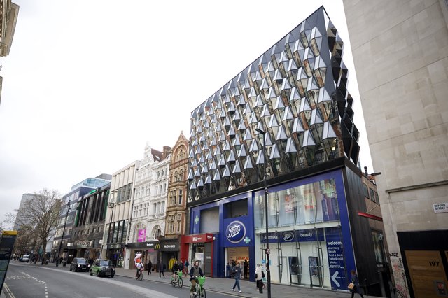 Modern Architecture on Historic London Shopping Street