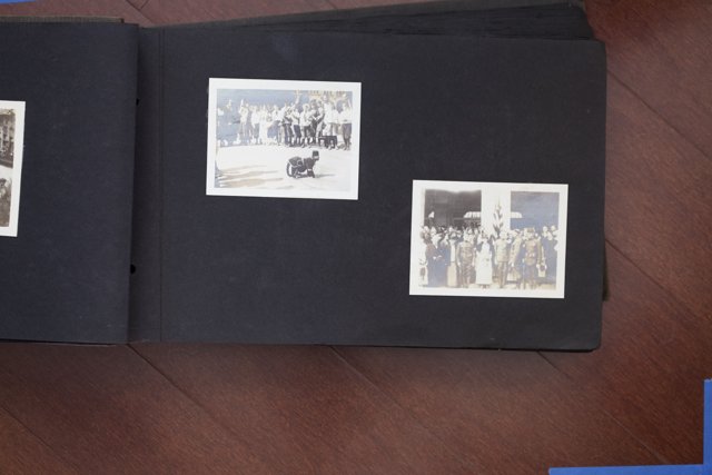 Curtis Family Memories in a Black Photo Album