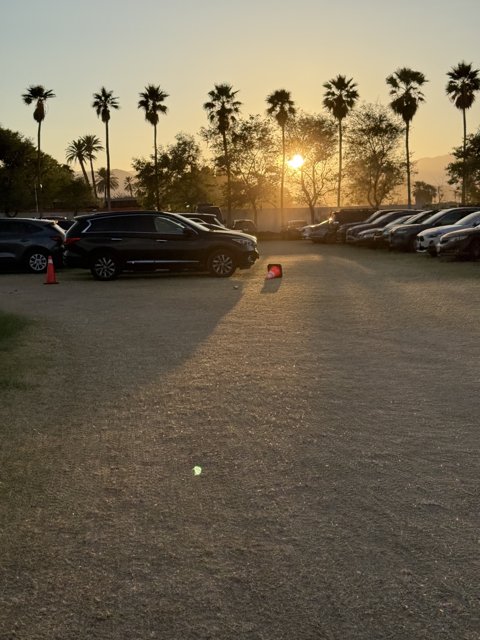 Sunset Over the Parking Lot