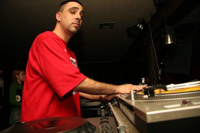 Red-Shirted DJ