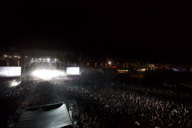 Under the Night Sky: A Captivating Concert Crowd