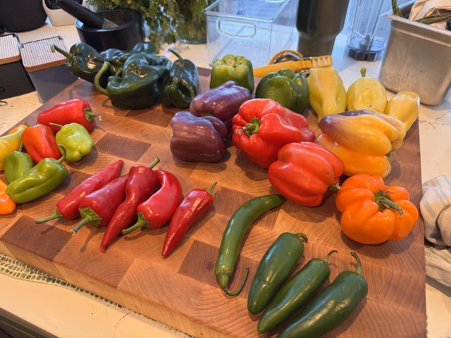 A Palette of Peppers