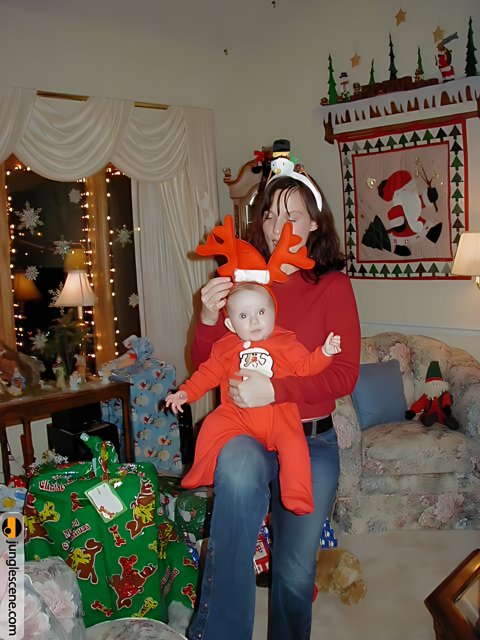 Mommy and Me in our Christmas Best