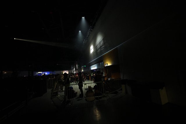 Crowd Gathers in Darkness at Wobbleland Festival