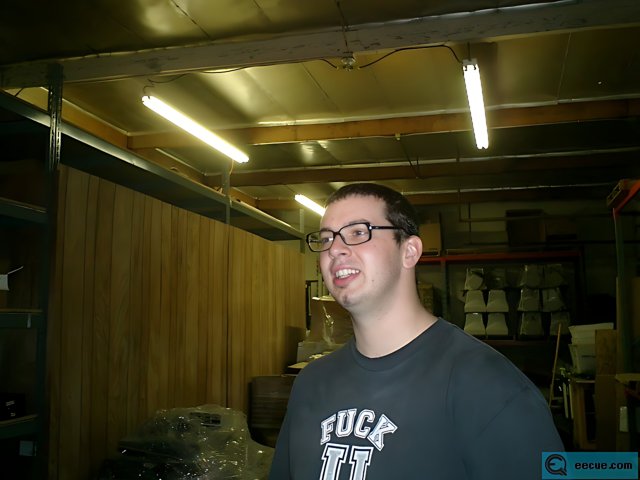 Smiling Dave B in the Warehouse