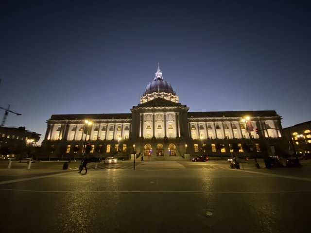 Illuminated City Hall