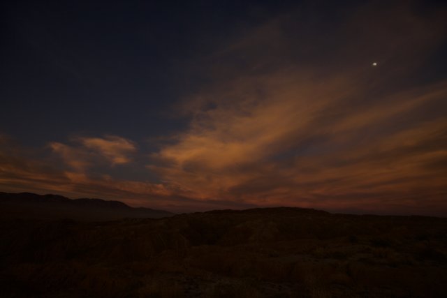 Desert Skies at Sunset