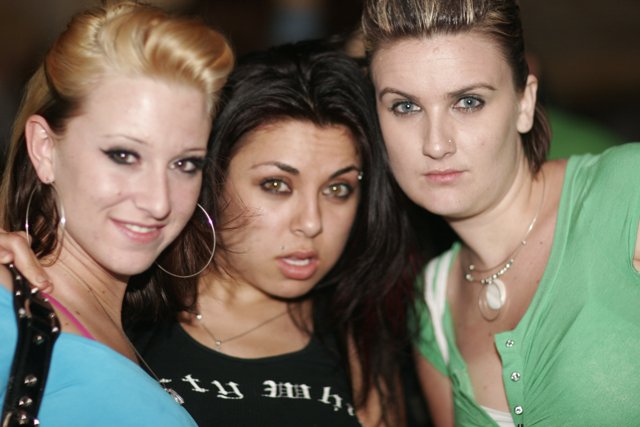 Green-Shirted Woman in the Club