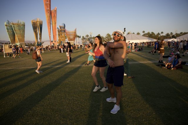Festival Vibes: A Snapshot of Youth and Joy at Coachella 2024