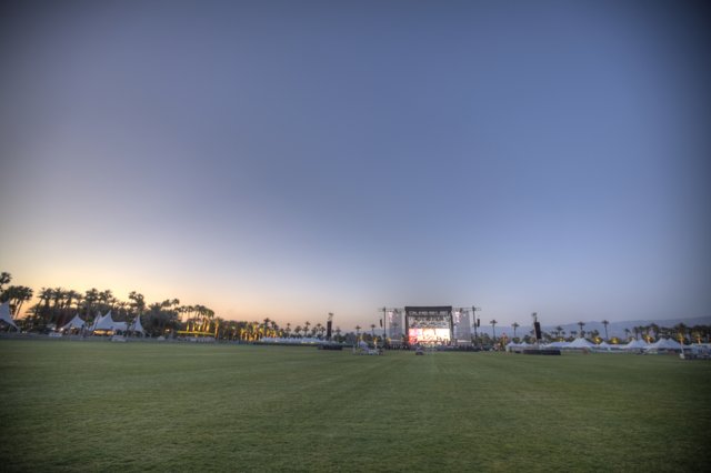 Stage in a Vast Field