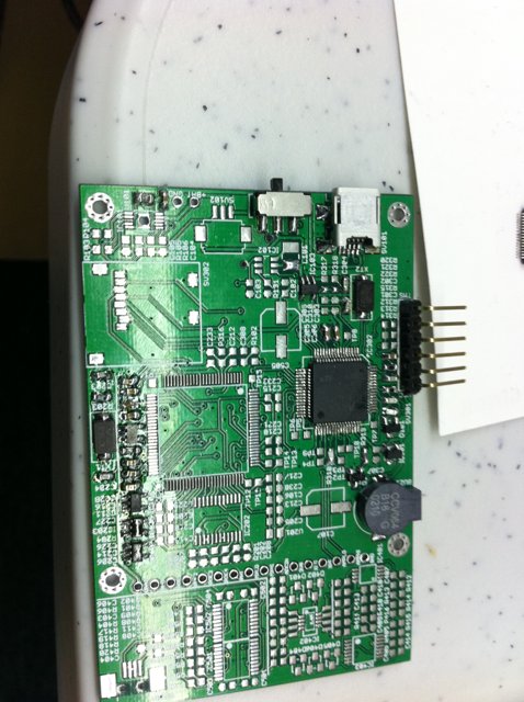 Electronic Circuit Board with Hardware