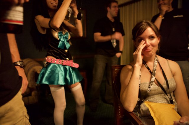 Candid Moment of Emotion at DEF CON 17 Party