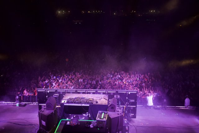 DJ Lights Up the Stage at Coachella