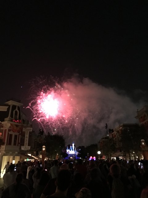 Disneyland's Fiery Sky