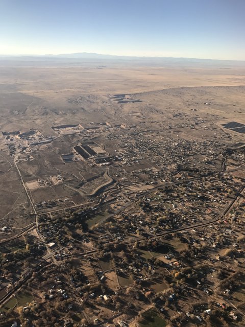 Desert Cityscape from Above