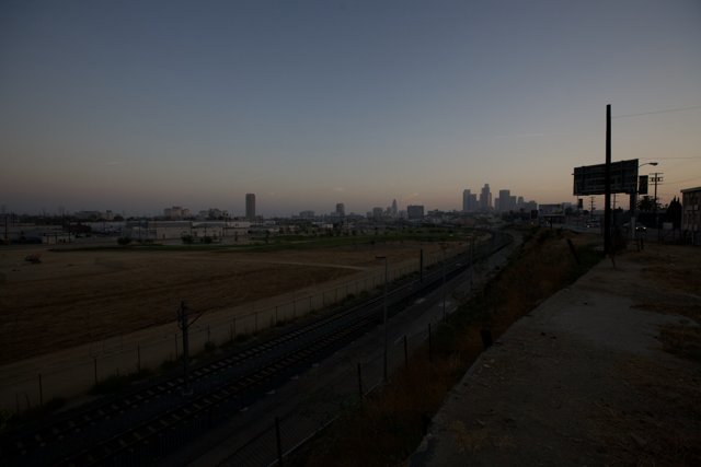 Freeway Skyline of Los Angeles