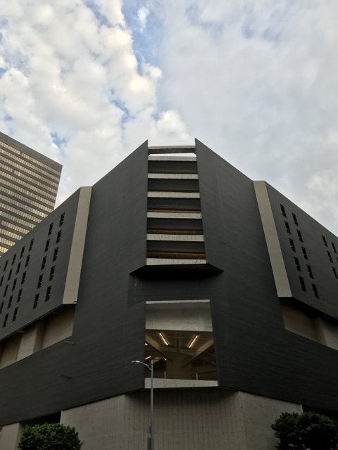 Black High-Rise Building in the Metropolis